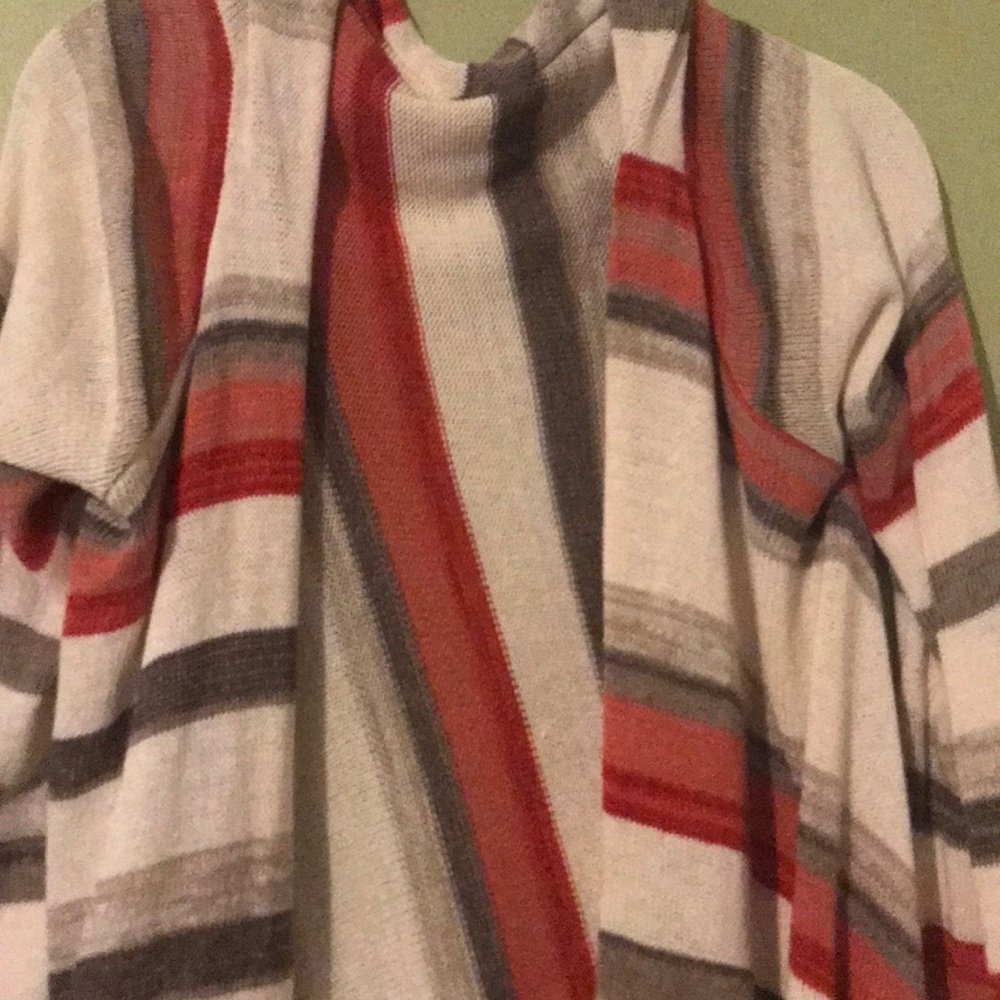 Striped multicolor cardigan